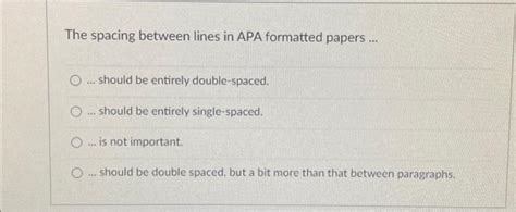 Image result for APA Format Spacing