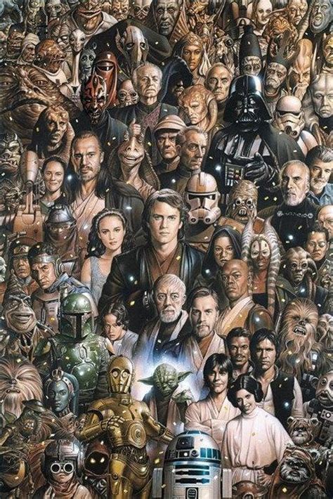 Star Wars All Characters Poster at Carmen Pitt blog