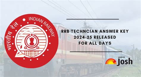[Link Active] RRB Technician Grade 3 Answer Key 2024-25: Direct Link to ...