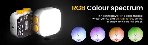 DIGITEK® (LED-D10W RGB) 10W Portable Multi Color Mini LED Video Light ...