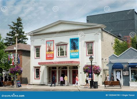 Niagara on the Lake Theatre and Street Editorial Image - Image of built ...