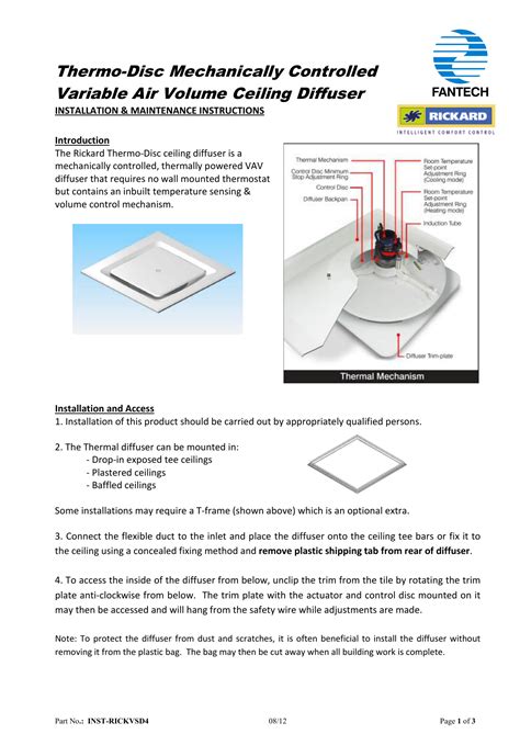 Image result for Diffuser Installation