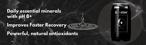 Booster Black Alkaline Drink | Superior Hydration With Infused ...