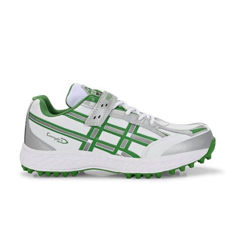 Proase CG102 Cricket Shoes (White/Green) – Sportswing.in