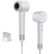 Dreame Gleam Hair Dryer, Fast High-Speed Motor with 110,000 rpm, 65m/s ...