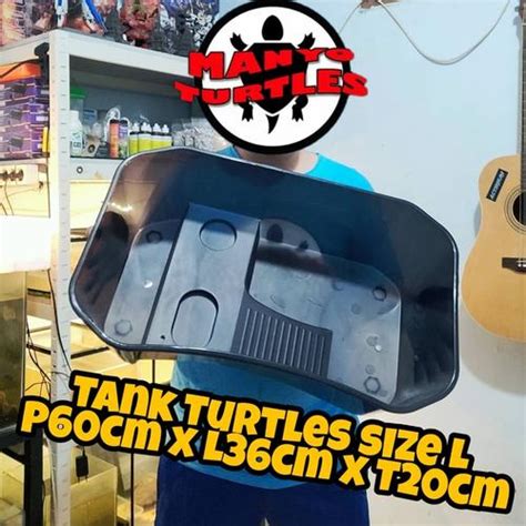 Jual Paket Komplit Tank Turtle size L, kandang kura kura - Putih - Kota ...