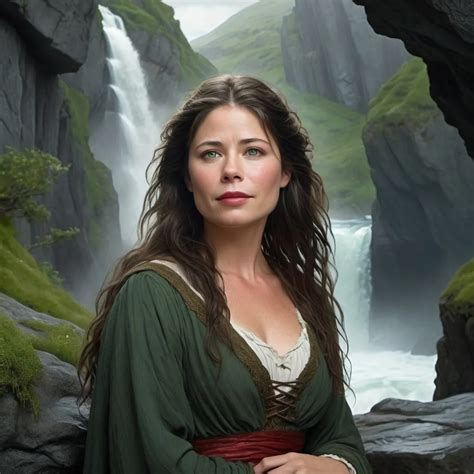 Druidess, 23 years, Maura Tierney face, cynical look...