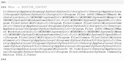 Python Environment Variables 的图像结果