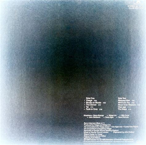 Visage – Bertelsmann Vinyl Collection