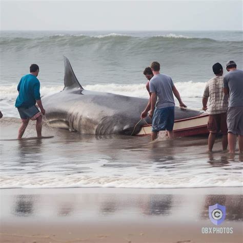 LOOK: Did this MASSIVE great white SHARK wash out in Durban?