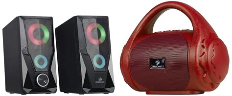 Amazon.in: Buy ZEBRONICS Zeb-Warrior 2.0 Multimedia Speaker with Aux ...