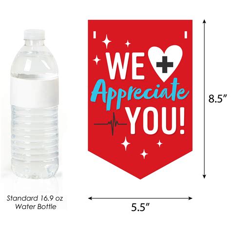 Buy Big Dot of Happiness Thank You Nurses - Nurse Appreciation Week ...