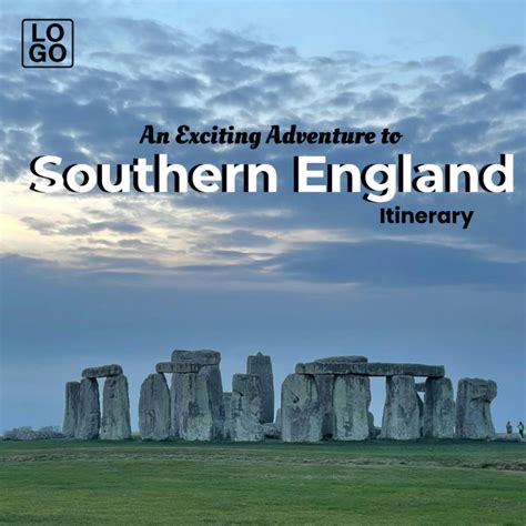 Free Southern England Itinerary Template to Edit Online