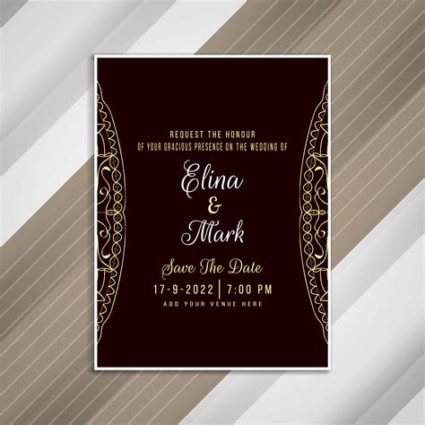 Image result for Wedding Invitation Card Design