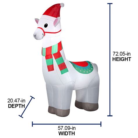 Gemmy 6-ft Lighted Snowman Christmas Inflatable in the Christmas ...