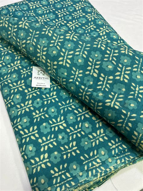 Buy pure cotton fabrics online | Plain cotton and printed cotton fabric ...