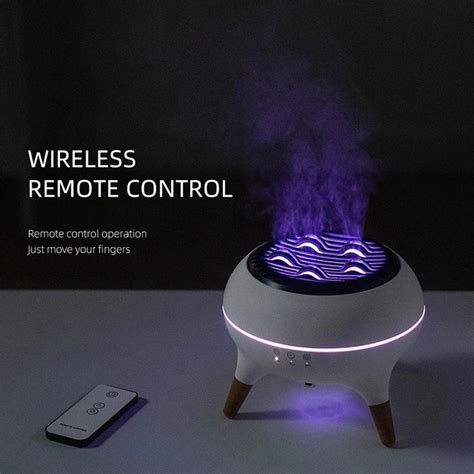 Dynamic Jellyfish LED Humidifier with Remote & Aromatherapy Diffuser ...