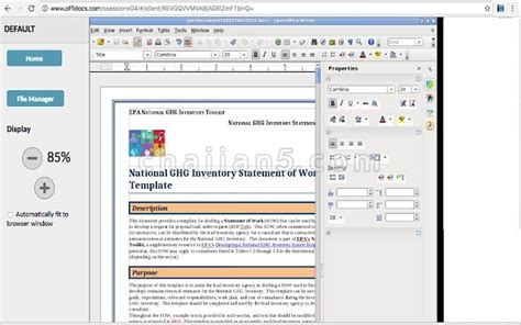 OpenOffice Word 的图像结果