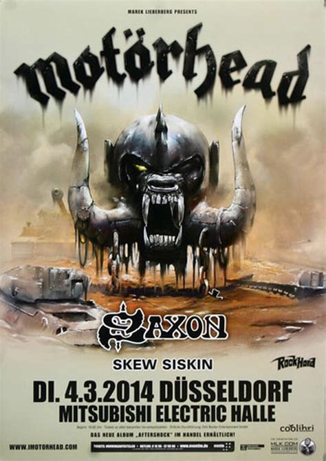 Motörhead - Aftershock , Düsseldorf 2014 - Konzertplakat, CA$ 48.48
