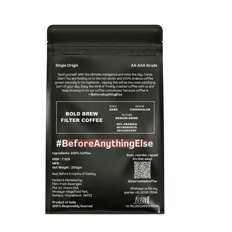 Bold Brew Filter Coffee – Coffee #BAE Before Anything Else
