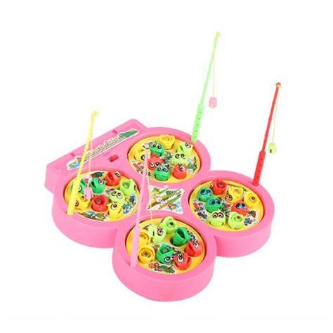 Buy JMV® Battery Operated Fish catching Game 2-4 Players Game with 4 ...
