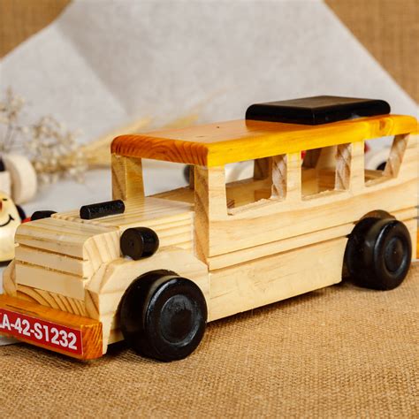 Buy Wooden Bus Toy Online from Gogalgai Toys