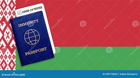 白俄罗斯国旗的covid19豁免护照及检测结果 库存例证. 插画 包括有 保护, 全球, 医学, 官员 - 209775660
