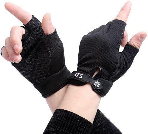 Buy Lifelong Suede Exercise Gym Gloves for Men Workout with Wrist ...