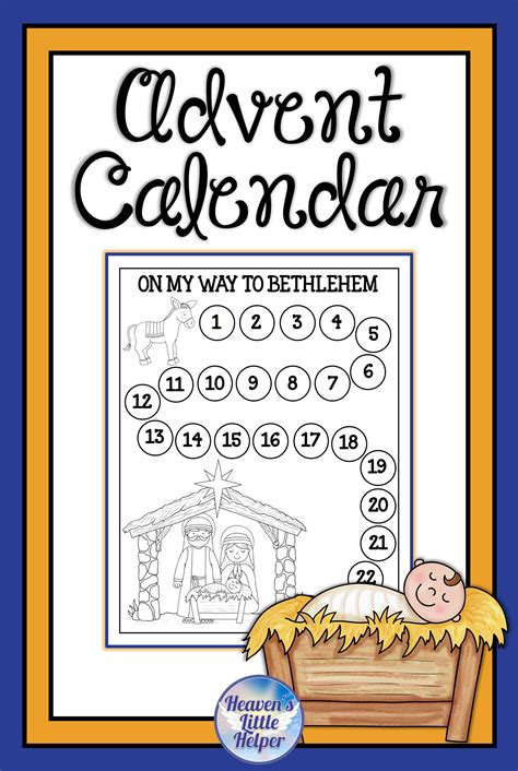 Religious Advent Calendar For Kids - Google Calendar Tips