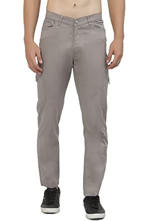 Buy SAPPER Slim Fit Men's Cargo Pants (Color - L.Grey, Size - 30) at ...