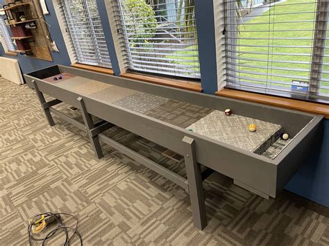 Just built a Carpetball table : r/woodworking