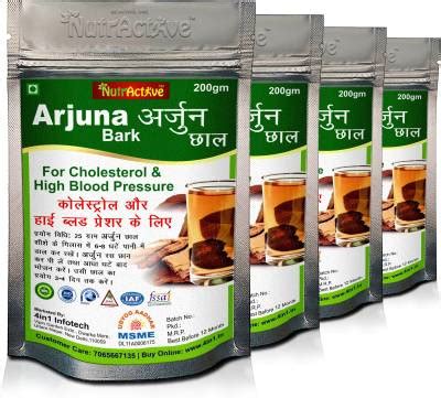 NutrActive Arjun chhal | Arjuna Bark |(Terminalia arjuna ) 800 gm Arjun ...
