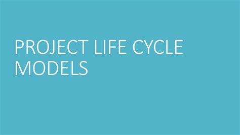 Image result for Project Life Cycle Models