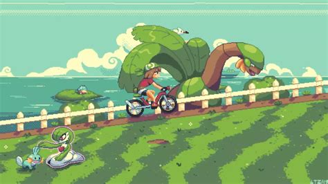 Видео обои Riding Pokemon Emerald (Мультфильмы) | 2224x1252 2K