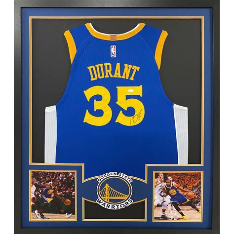 Kevin Durant Framed Signed Jersey Autographed Golden State Warriors JS