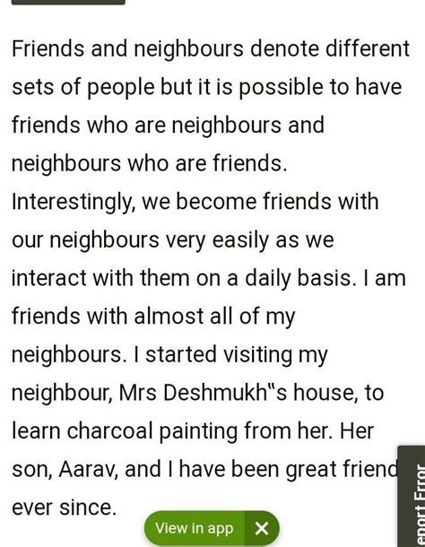 Are neighbors different from friends? Are you friends with your ...