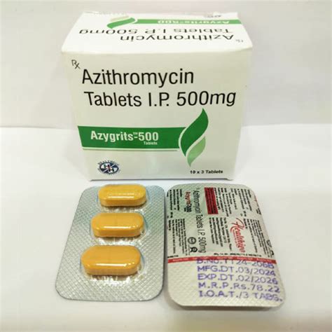 AZYGRITS™-500 Tablets Healthigo Healthcare Pvt. Ltd.