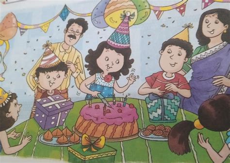 chitr lekan of birthday party..( - Brainly.in