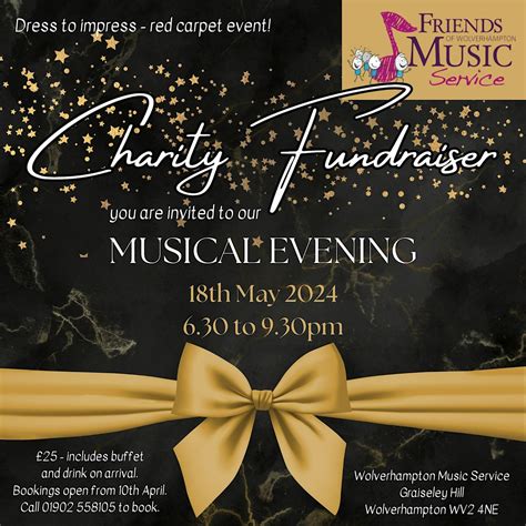 Musical Fundraiser, Wolverhampton Music School, 18 May 2024 | AllEvents