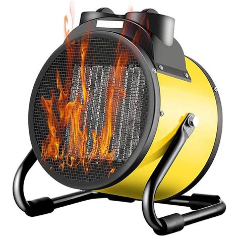 Buy Industrial Fan Heater, Heavy Duty Electrical 2KW Free Standing ...