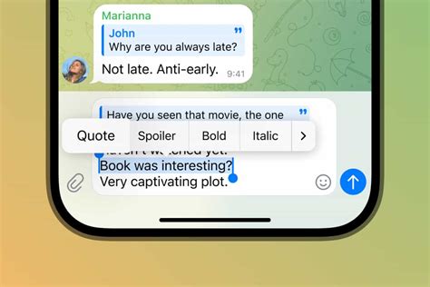 Приложения — Большое обновление Telegram: цитаты частей сообщений и ...