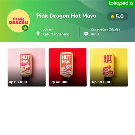 Toko Pink Dragon Hot Mayo Online - Produk Lengkap & Harga Terbaik ...