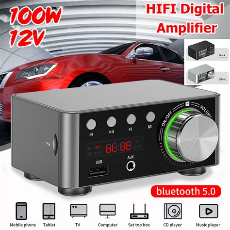 AK35 800W Home Car Amplifiers 2 Channel bluetooth ... - Grandado