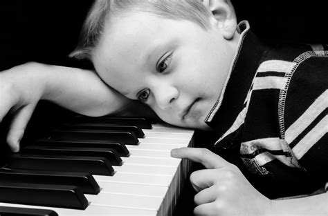 Sad Boy Plays Piano Free Stock Photo - Public Domain Pictures