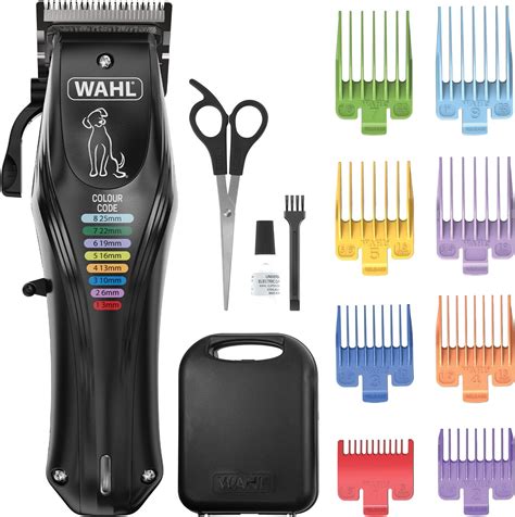 WAHL Colour Pro Rechargeable Pet Clipper, Clippers with Coded Combs ...
