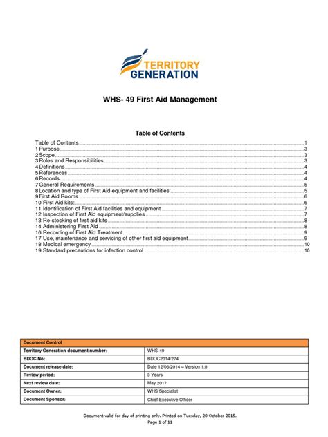 Image result for Introduction of a First Aid Manager