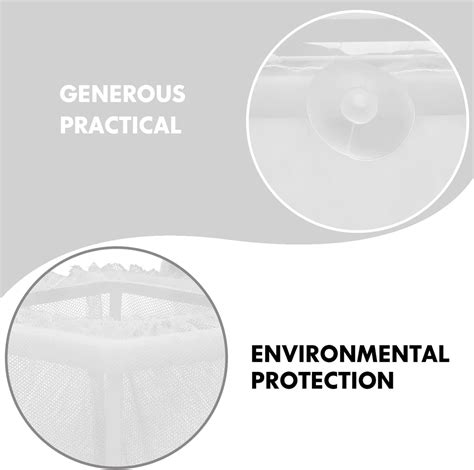 Buy Balacoo 4 pcs Suction Clownfish Breeder Incubator White Nursery Net ...