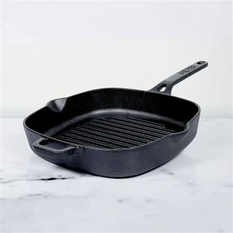 Buy Cast Iron Grill Pan 25cm | Best Iron Grill Pan - PotsandPans India