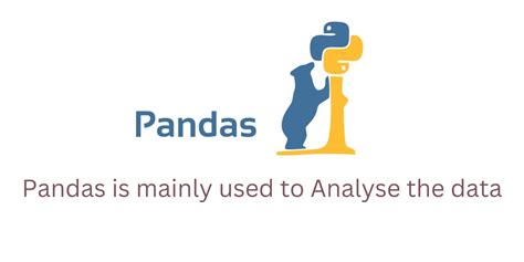 Why Pandas Is Used in Python 的图像结果