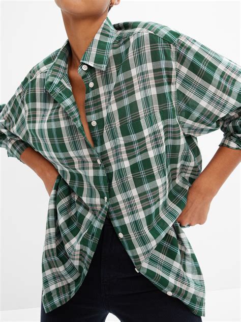 Plaid Big Shirt | Gap